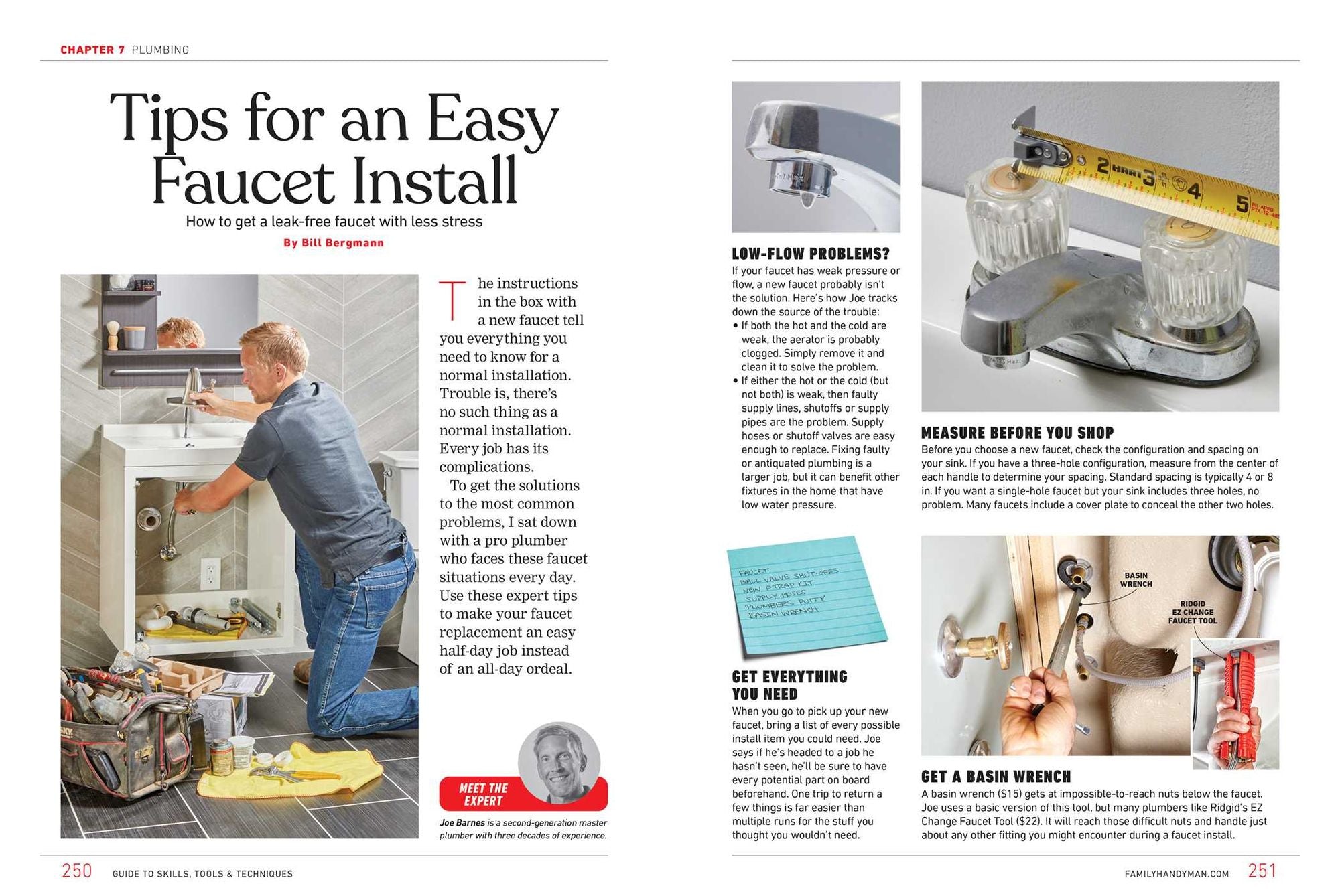 Family Handyman Guide to Skills, Tools & Techniques: EXPERT ADVICE TO HELP YOU COMPLETE HOME IMPROVEMENT PROJECTS WITH CONFIDENCE
