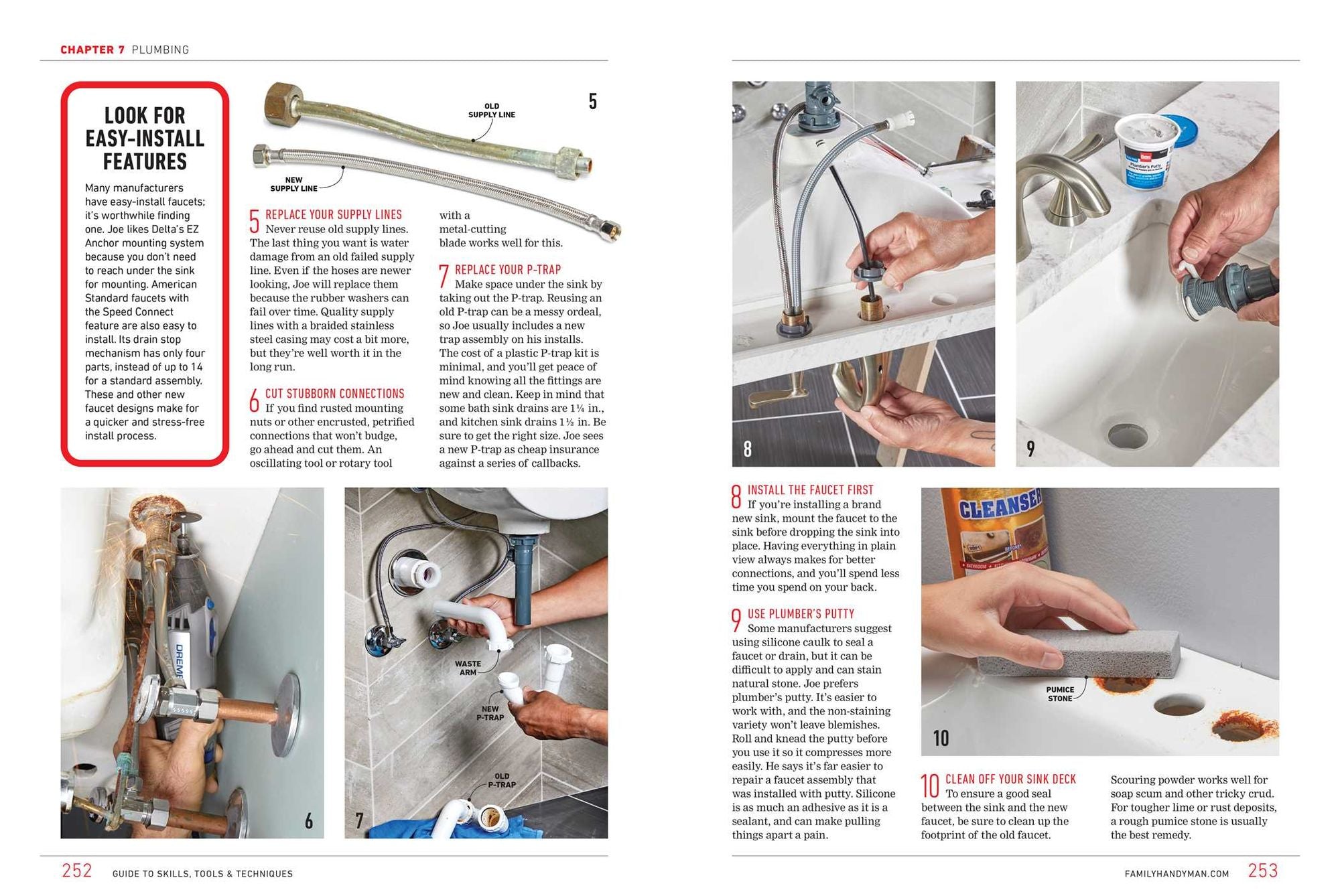 Family Handyman Guide to Skills, Tools & Techniques: EXPERT ADVICE TO HELP YOU COMPLETE HOME IMPROVEMENT PROJECTS WITH CONFIDENCE