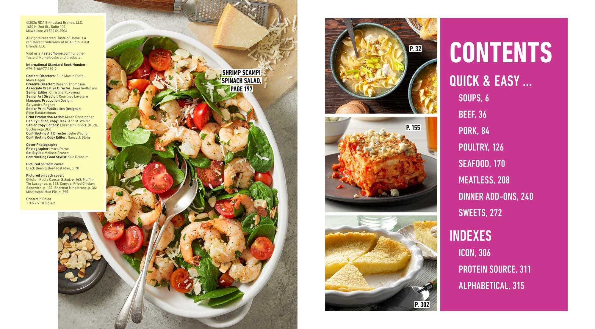 Taste of Home Quick & Easy Weeknight Dinners: With 200 Plus Recipes for Fast and Family Friendly Meals