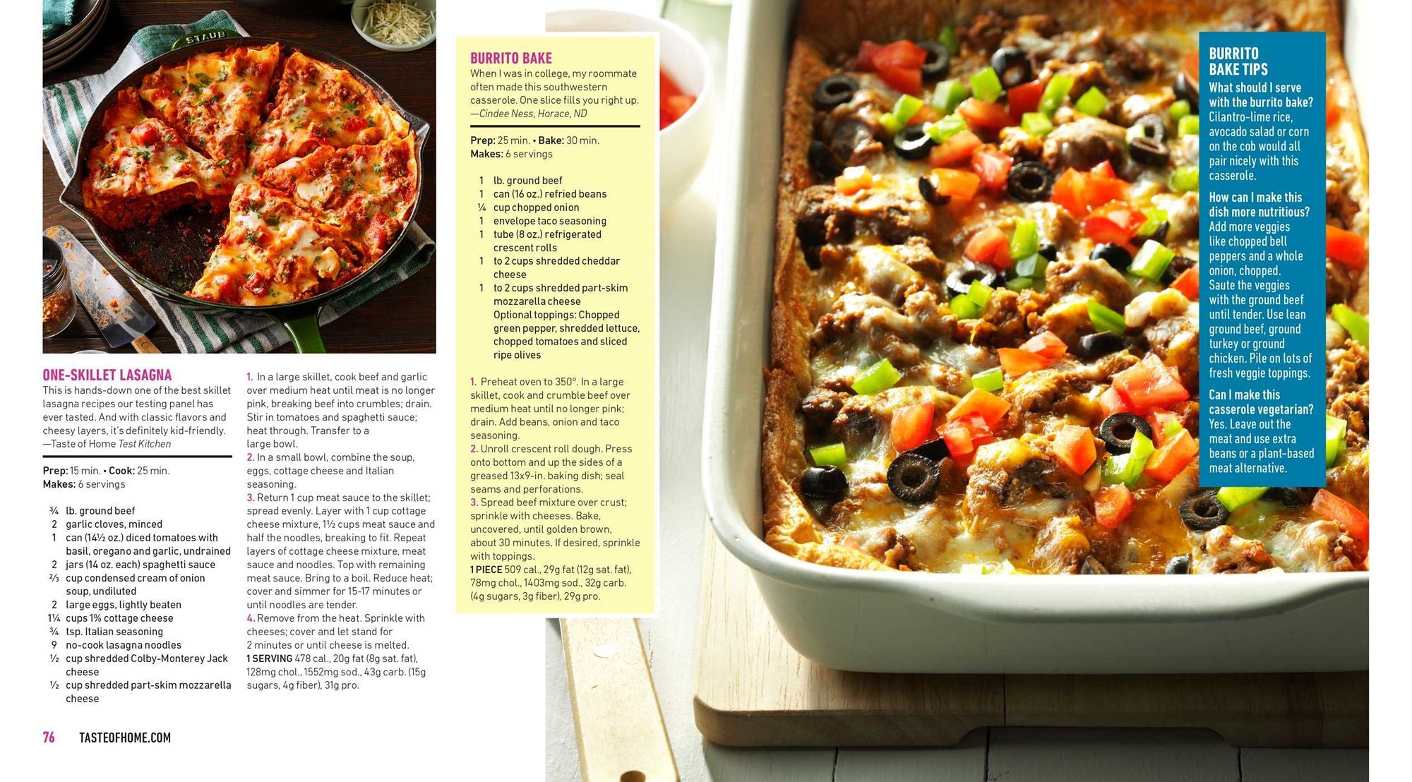 Taste of Home Quick & Easy Weeknight Dinners: With 200 Plus Recipes for Fast and Family Friendly Meals