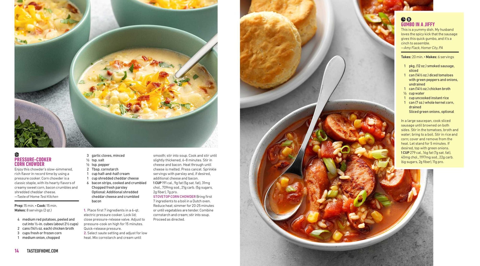 Taste of Home Quick & Easy Weeknight Dinners: With 200 Plus Recipes for Fast and Family Friendly Meals