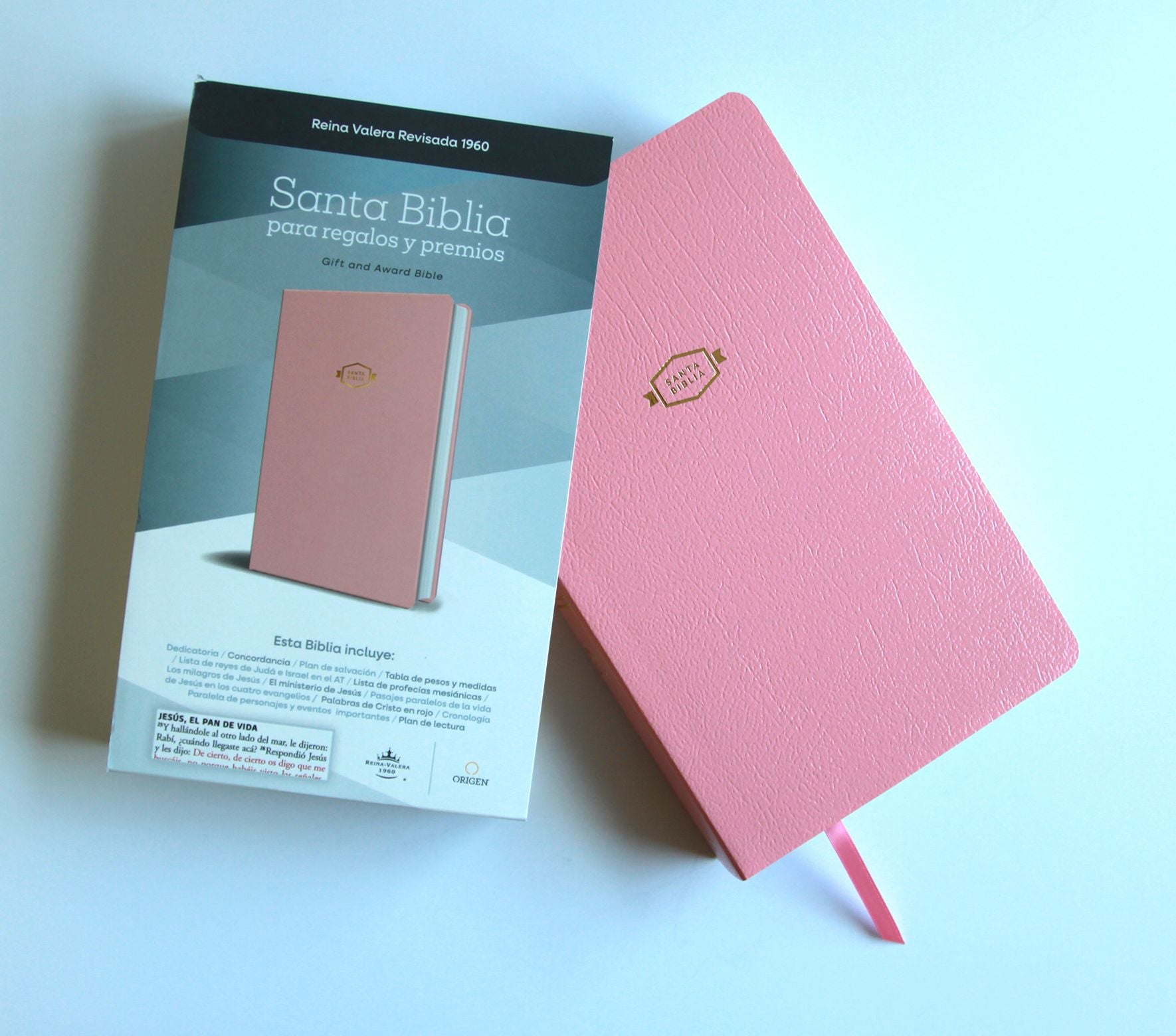 Biblia RVR 1960 para regalos y premios, rosada / Spanish Bible RVR 1960 Gift and Award Bible Pink
