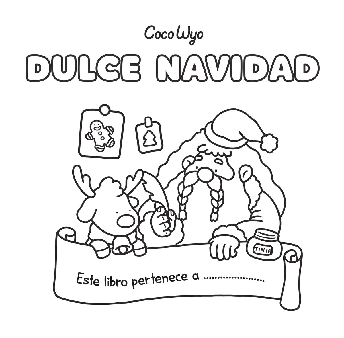 Dulce Navidad / Cozy Christmas: Coloring Book for Adults and Kids
