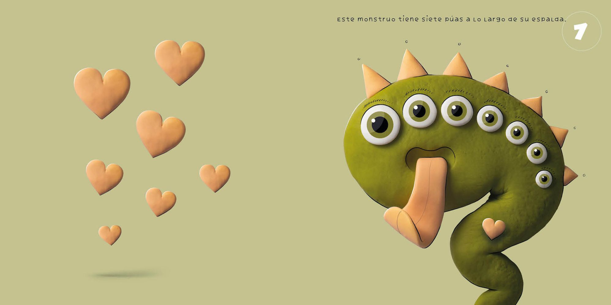 1-2-3 Monstruos: Un pequeño libro para contar monstruos