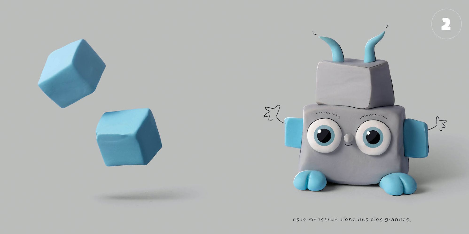 1-2-3 Monstruos: Un pequeño libro para contar monstruos