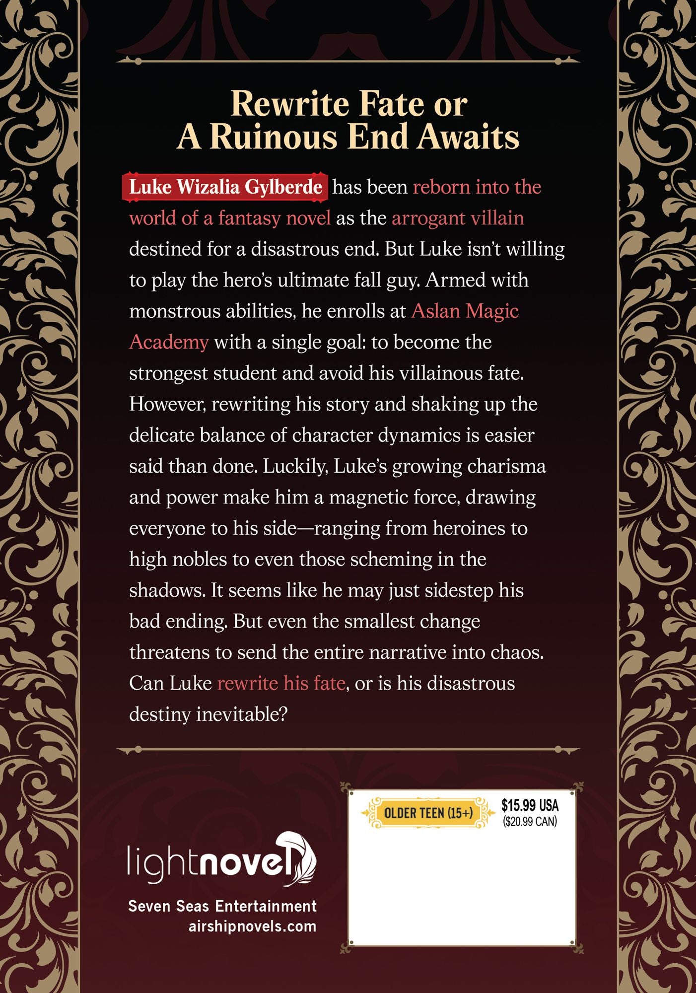 The Misdeeds of an Extremely Arrogant Villain Aristocrat (Light Novel) Vol. 1
