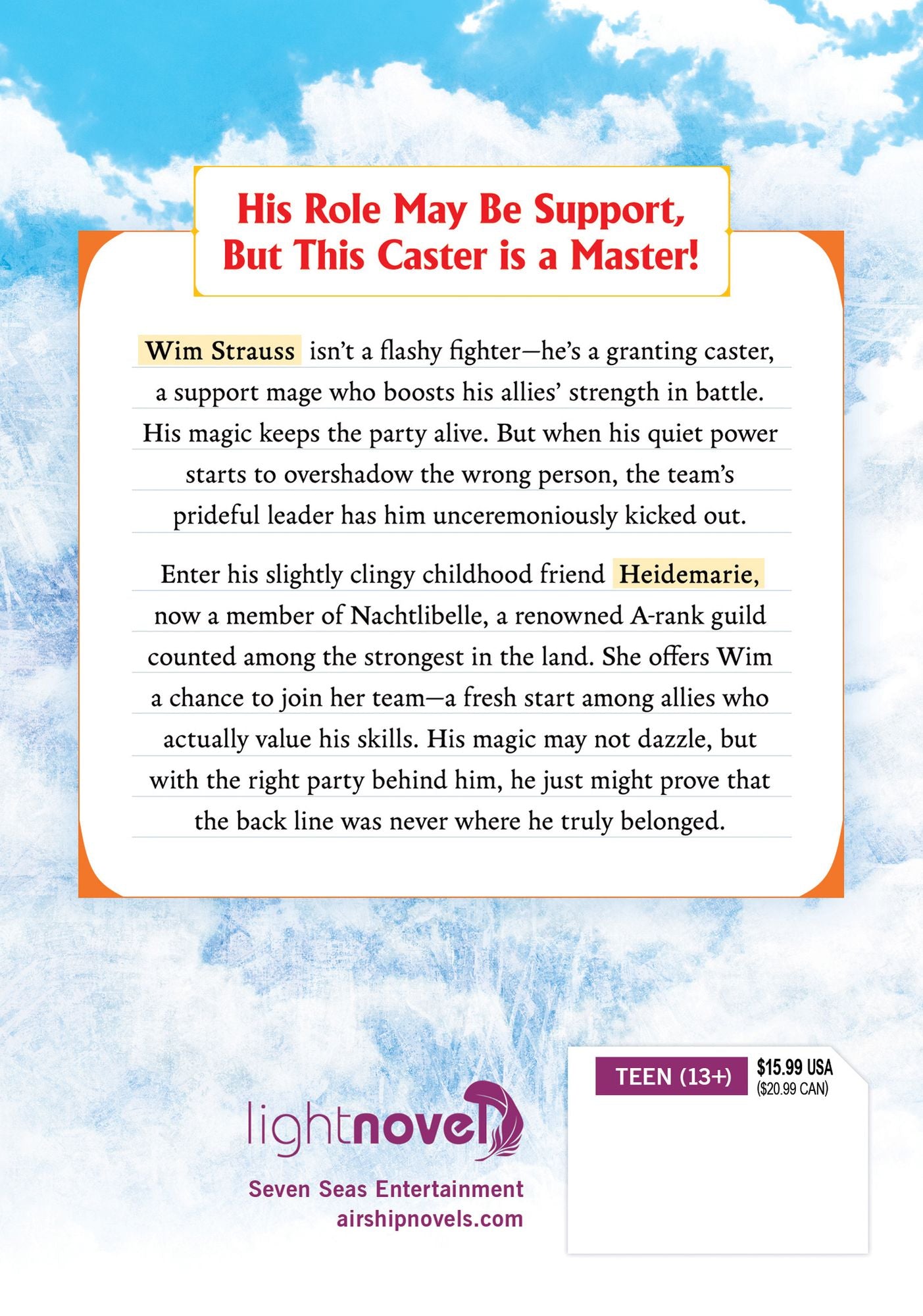 Magical Buffs: The Support Caster is Stronger Than He Realized! (Light Novel) Vol. 1