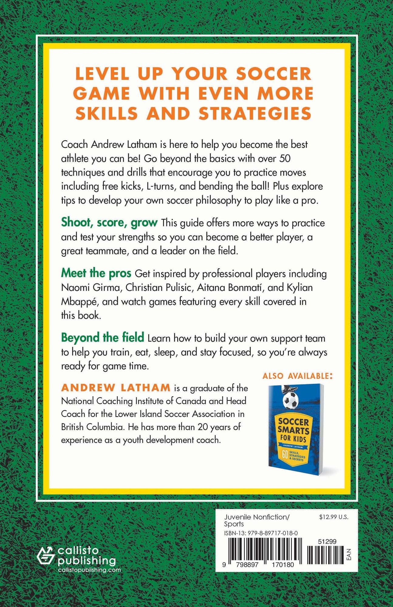 Soccer Smarter for Kids: Learn to Play Like the Pros
