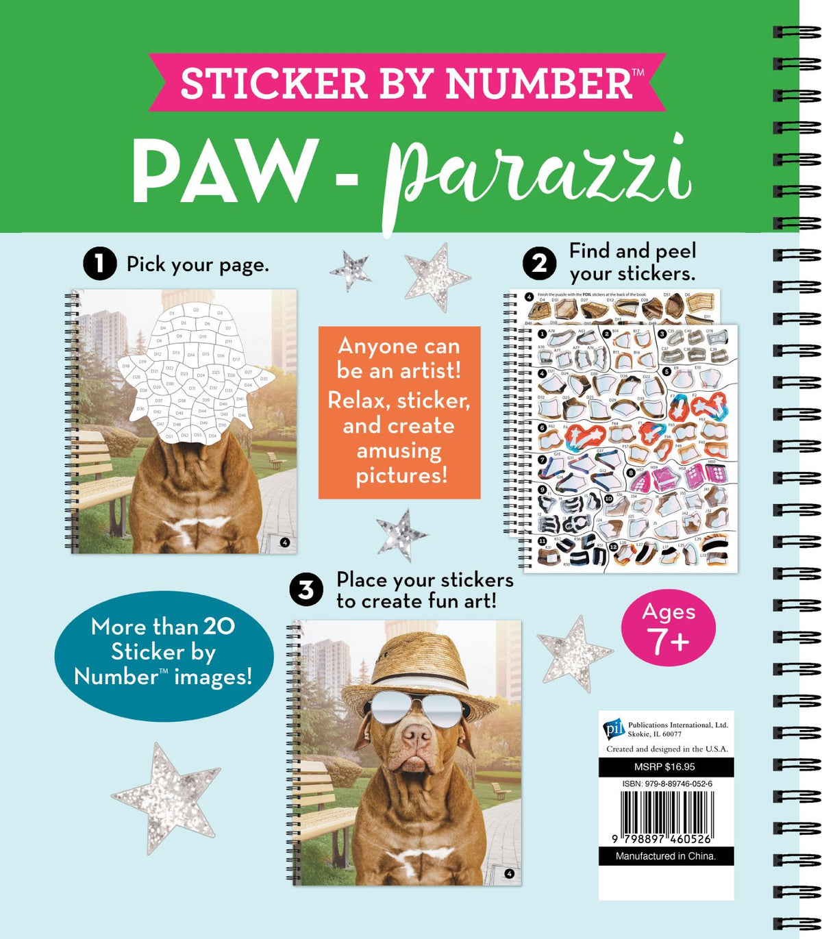Sticker By Number Paw Parazzi