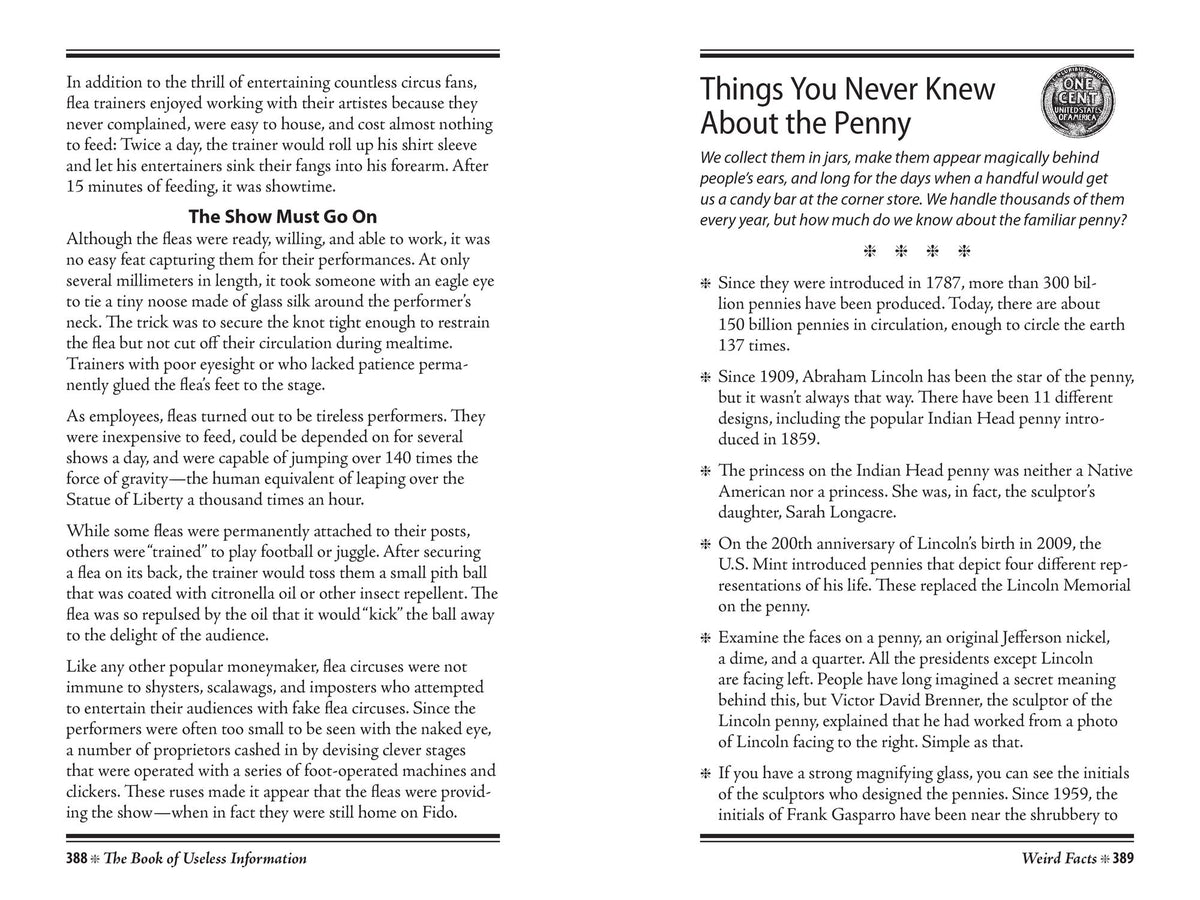 The Book of Useless Information
