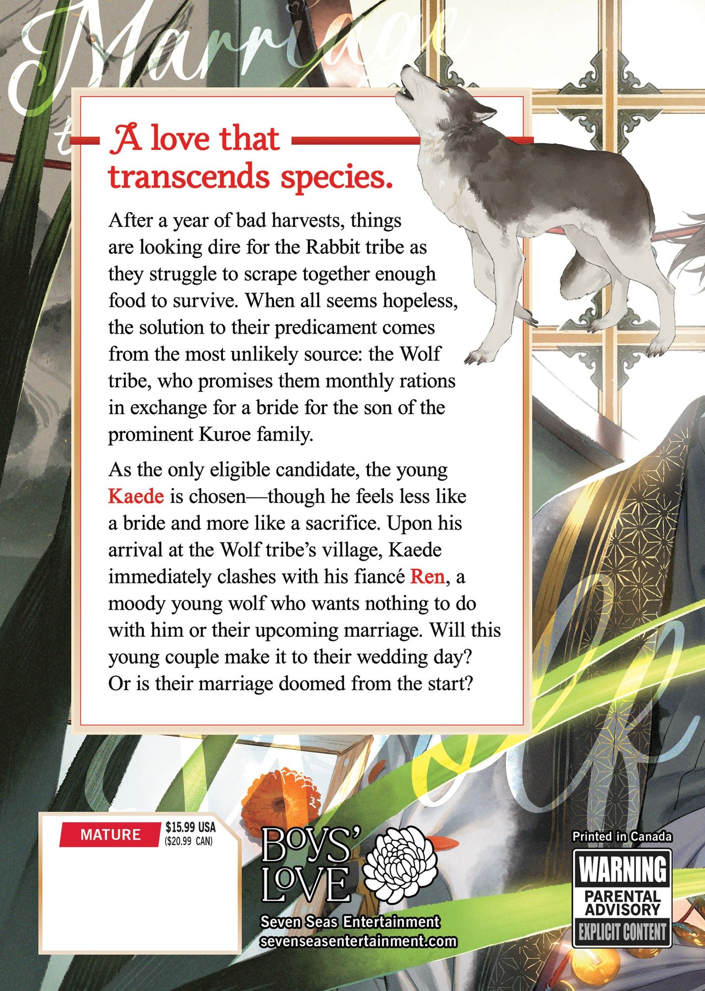 Marriage to the Wolf: An Interspecies Union Vol. 1