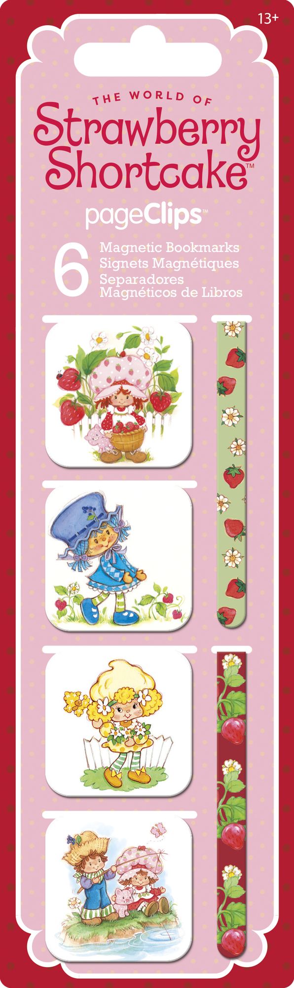 Strawberry Shortcake Magnetic Page Clips