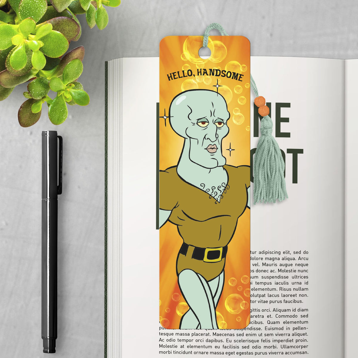Squidward - Bold and Brash Premier Bookmark