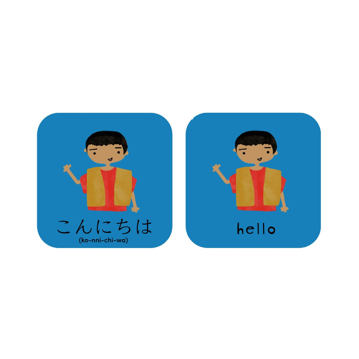 Minilingo Japanese / English Bilingual Flashcards: Bilingual memory game with Japanese & English cards