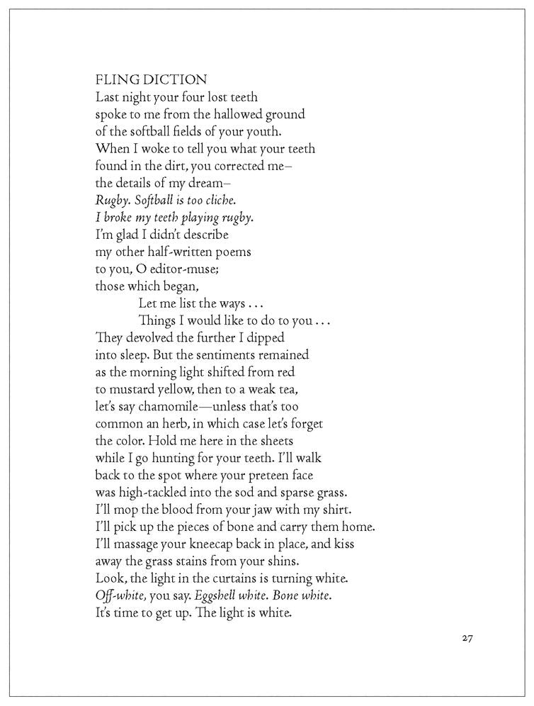 Fling Diction: Poems