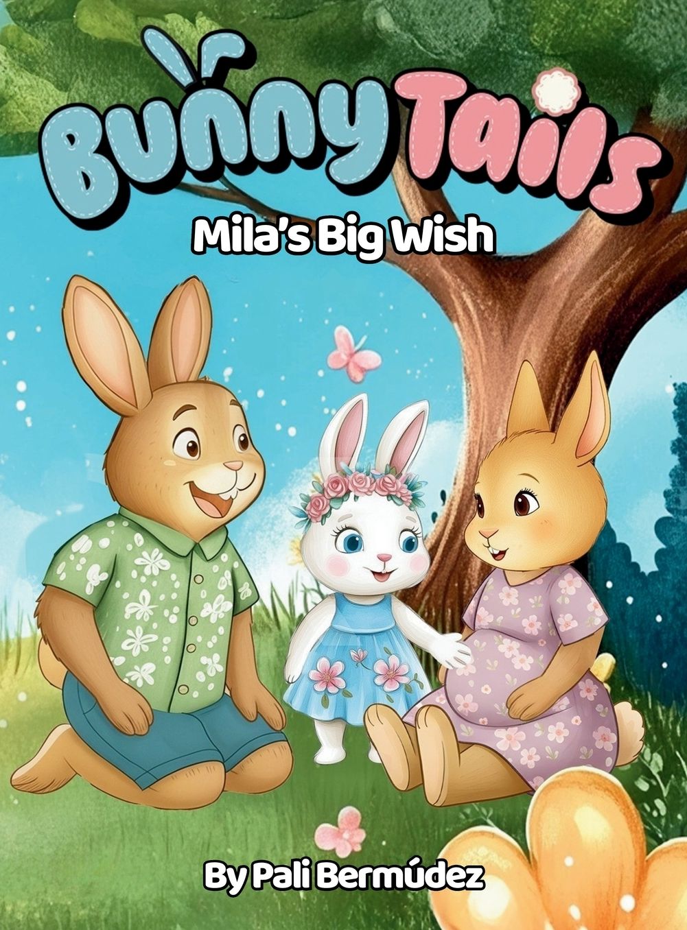 Bunny Tails Mila's Big Wish: A story about family, change, and growing love.