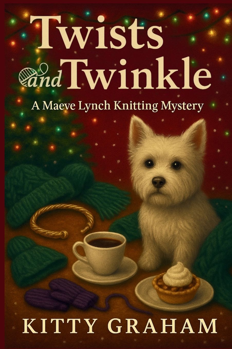 Twists and Twinkle: A Maeve Lynch Knitting Mystery Christmas Novella