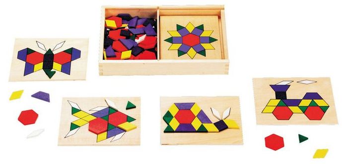 LIGHTS CAMERA INTERACTION LCI29 WOODEN PATTERN BLOCKS & BOARDS