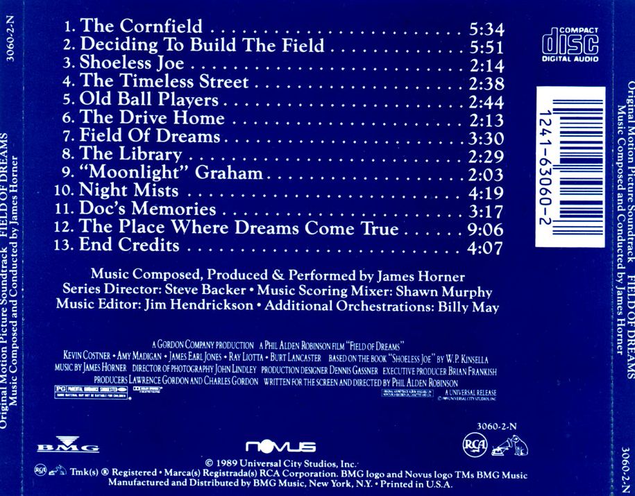Field of Dreams [Original Motion Picture Soundtrack]