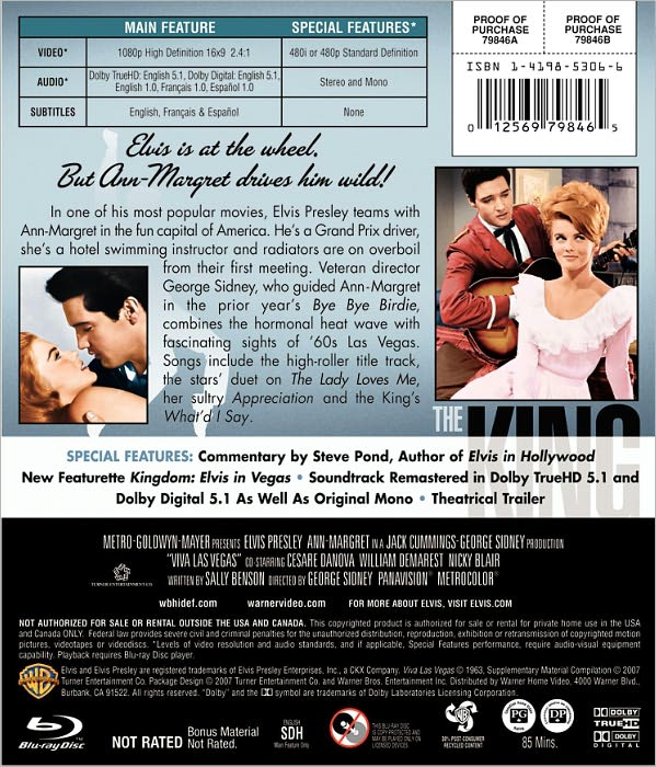 Viva Las Vegas [Blu-ray]