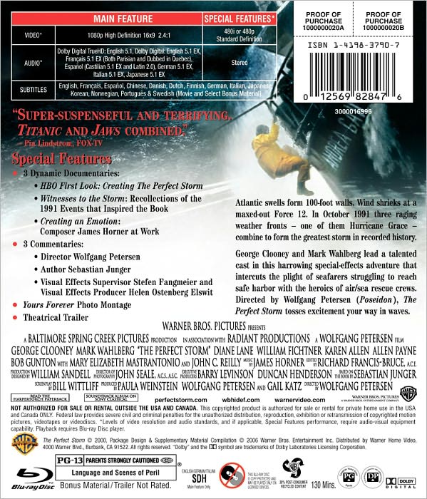 The Perfect Storm [Blu-ray]