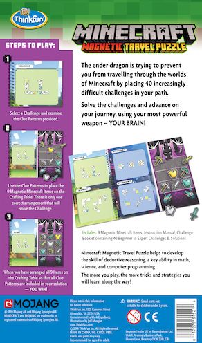 Minecraft Magnetic Travel Puzzle