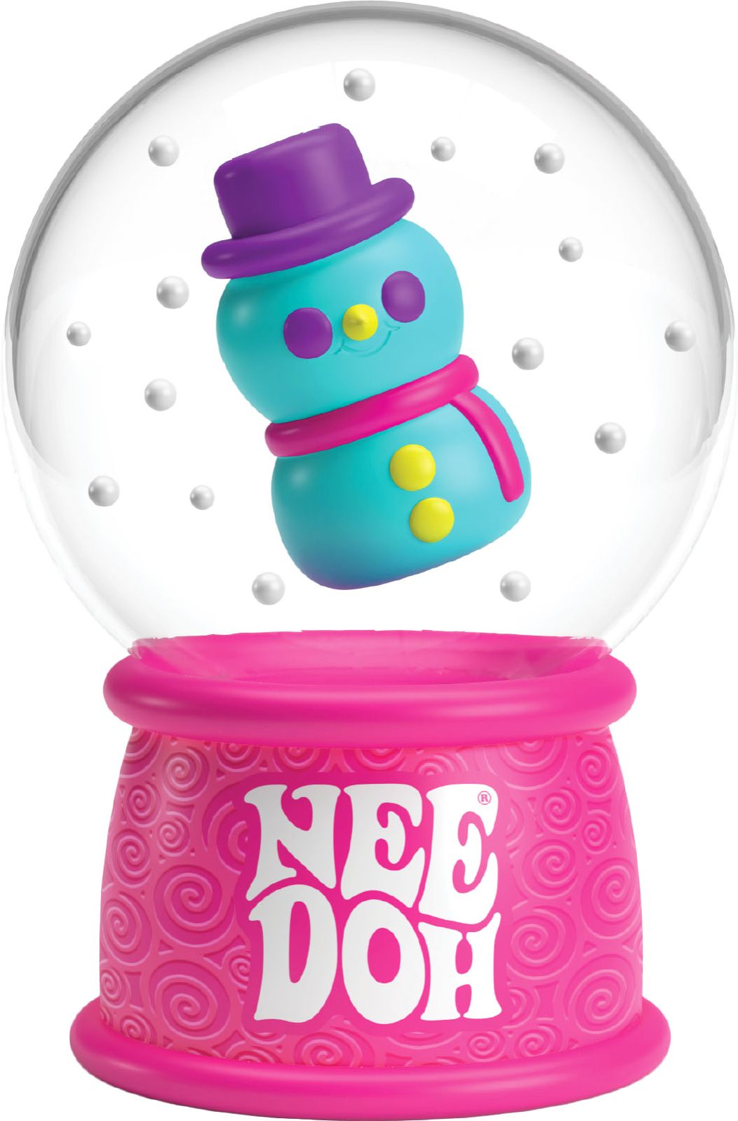 NeeDoh Squish N' Flow Snow Globe