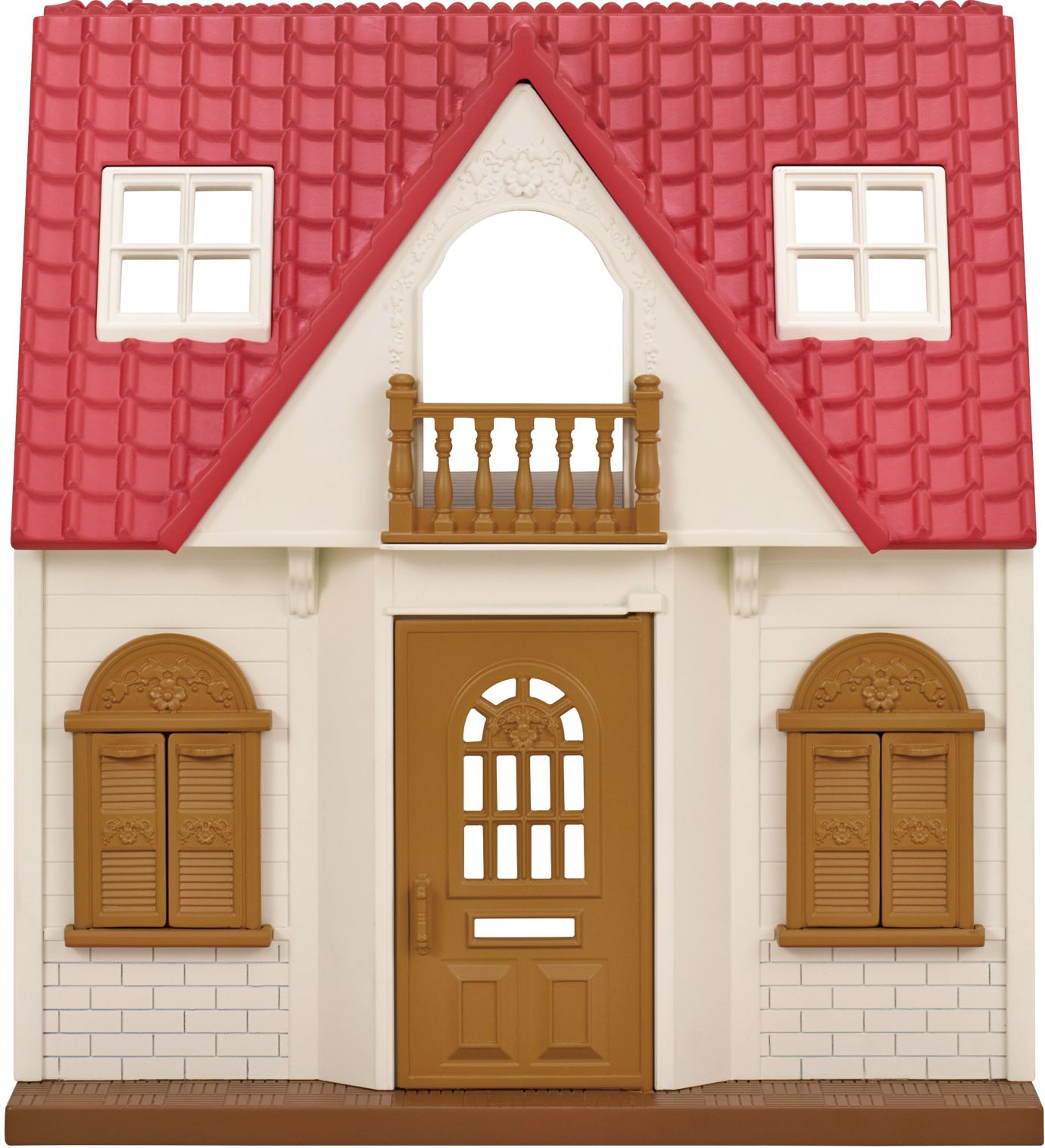 Calico Critters Red Roof Cozy Cottage, Dollhouse Playset with Figure, Furniture and Accessories