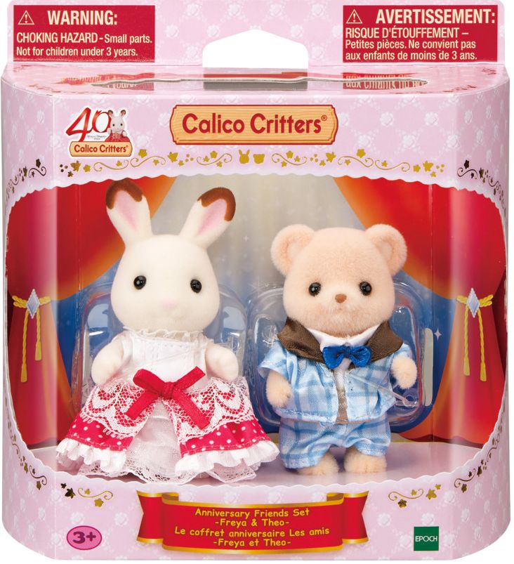 Calico Critters Anniversary Friends Set -Freya & Theo