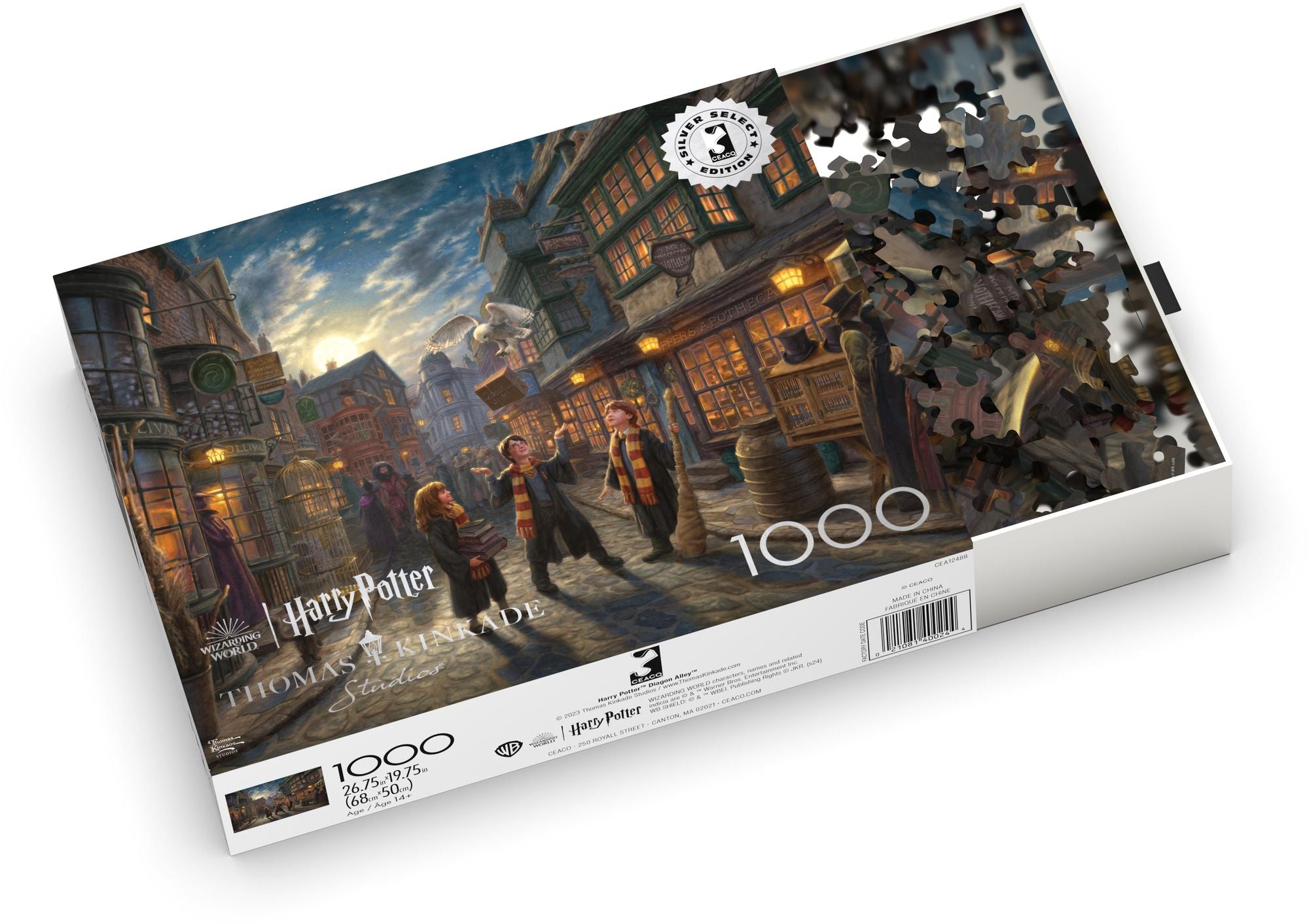 Harry Potter Diagon Alley - Thomas Kinkade 1000 Piece Puzzle