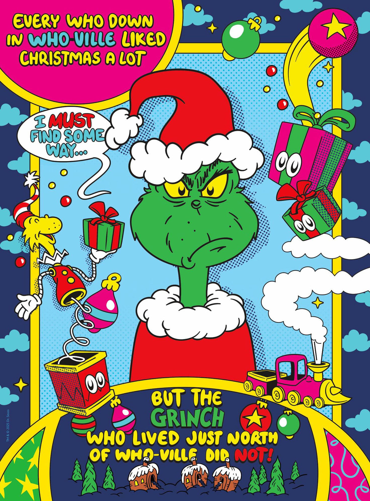Grinch Puzzle Ball 100PC Puzzle