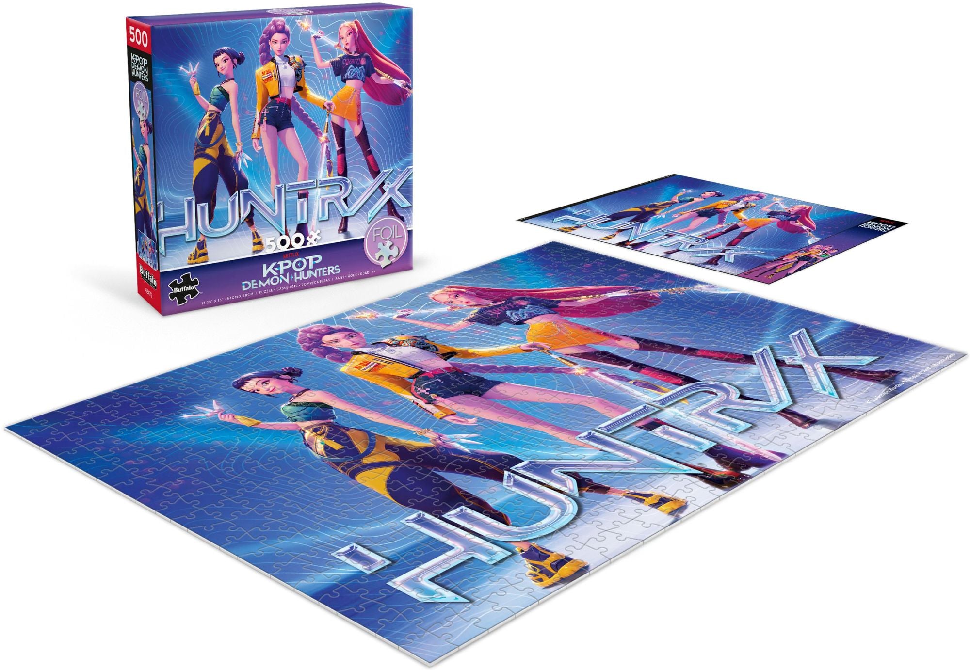 500PC Kpop Demon Hunters For the Fans Foil Puzzle