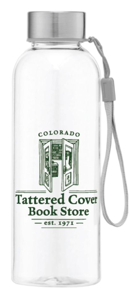 TC Clear 17oz RPET Clear Bottle Green Logo