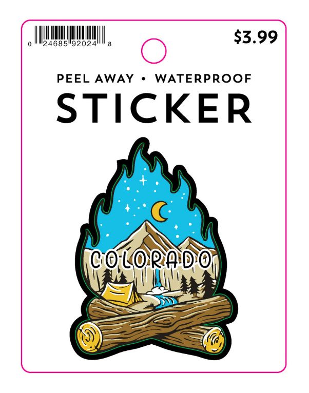 Colorado Bon Fire Sticker