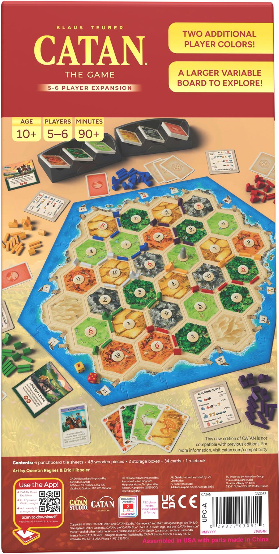 Catan 5-6 Player Extension by Klaus Teuber