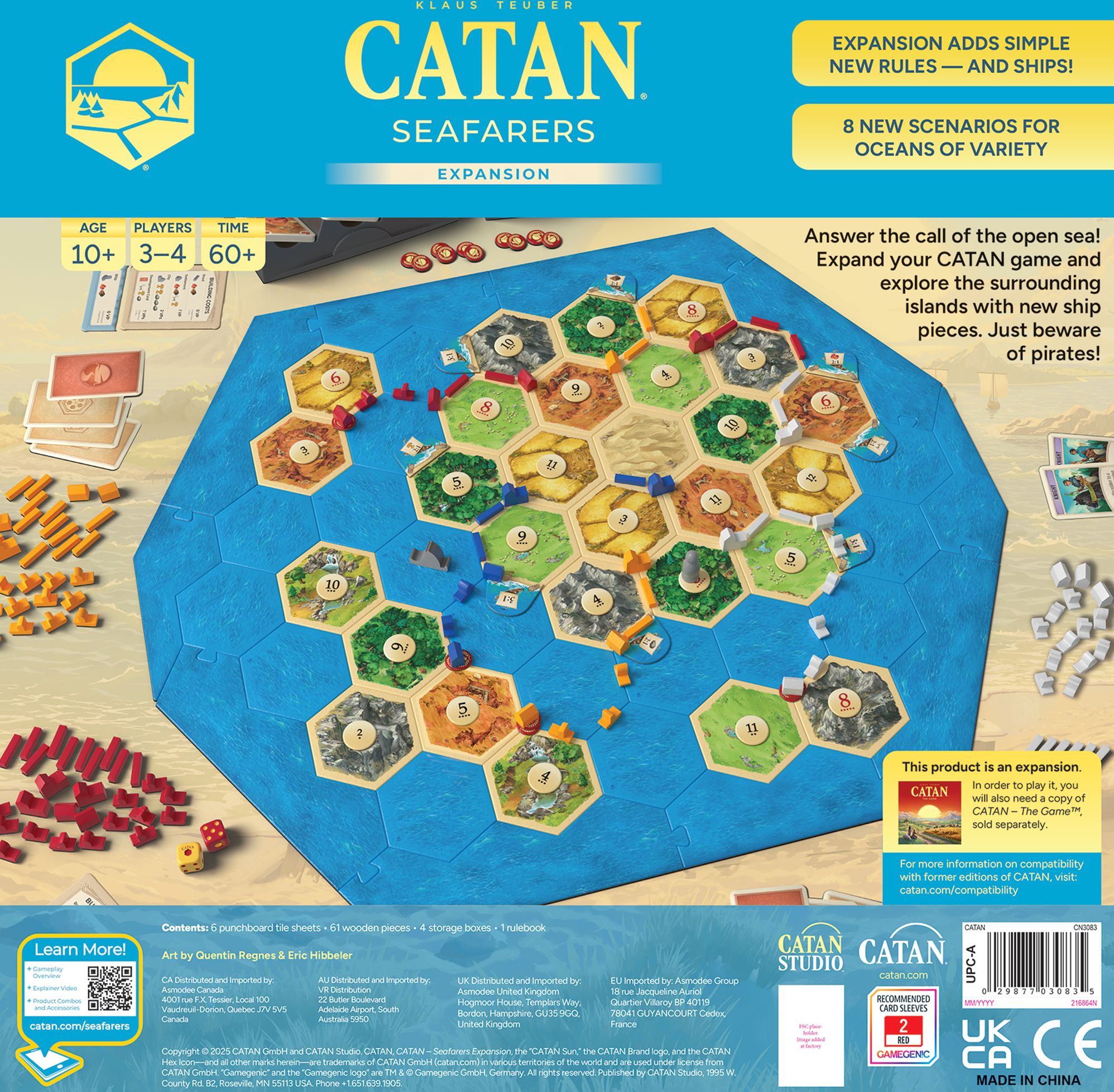 Catan Seafarers Expansion by Klaus Teuber