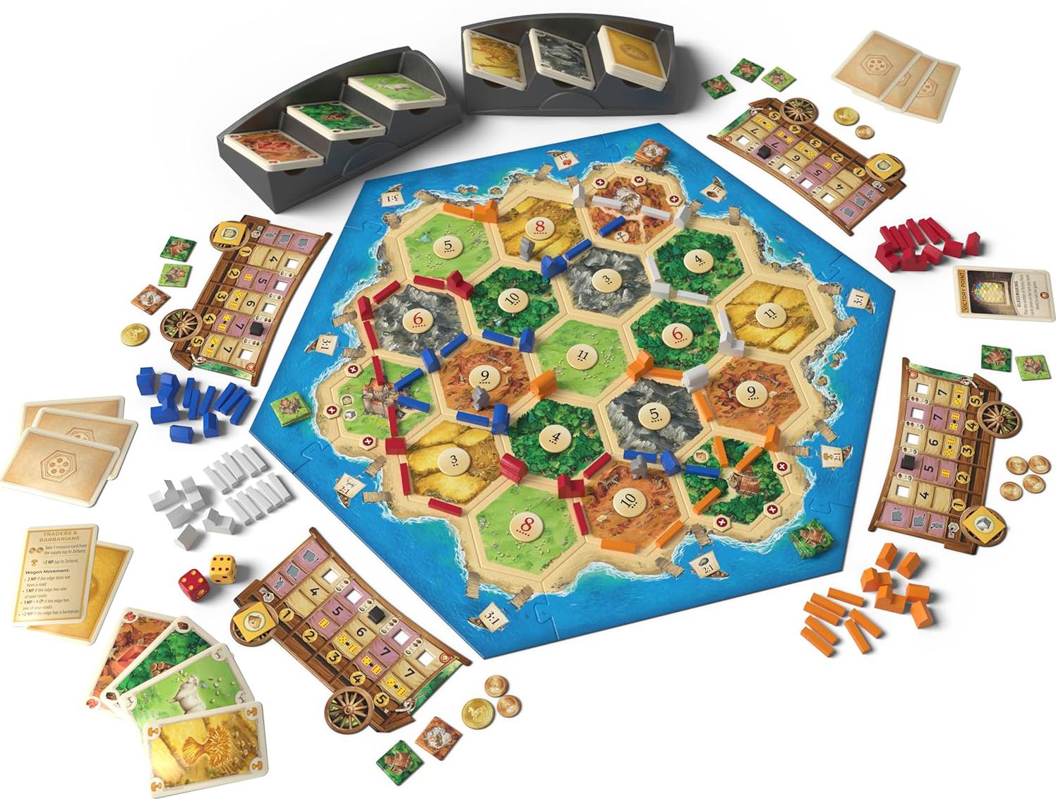 Catan Traders & Barbarians 6E Expansion by Klaus Teuber