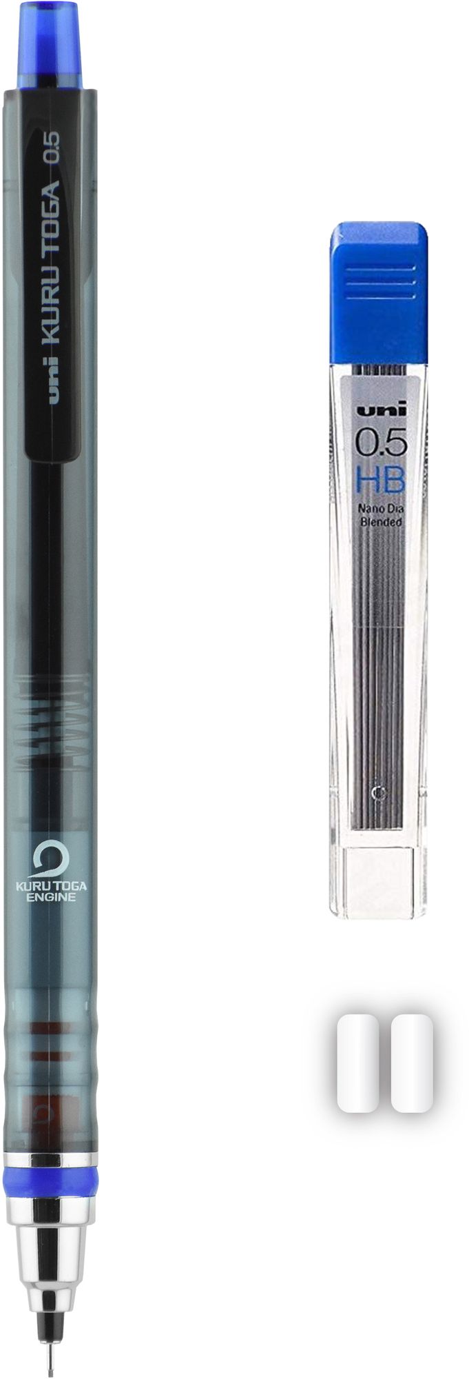 uniball? Kuru Toga Mechanical Pencil Starter Kit, 0.5mm, HB#2, 1pc