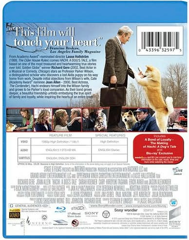 Hachi: A Dog's Tale [Blu-ray]