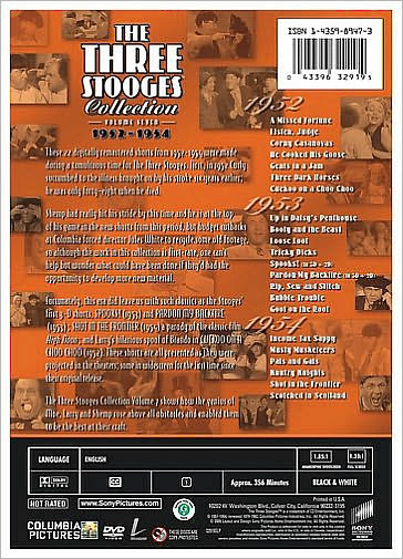 Three Stooges Collection, Vol. 7: 1952-1954 [2 Discs]
