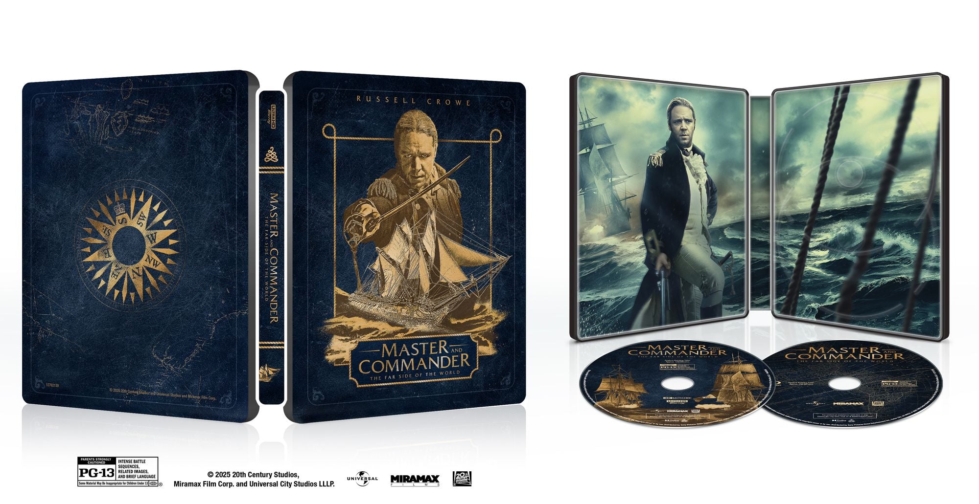 Master and Commander: The Far Side of the World [4K Ultra HD Blu-ray/Blu-ray] [SteelBook]