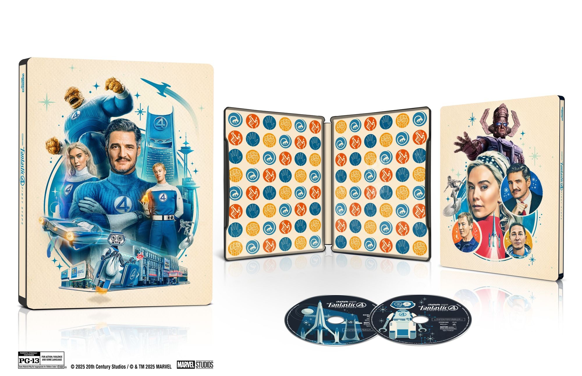 The Fantastic Four: First Steps [4K Ultra HD Blu-ray] [Includes Digital Copy] [SteelBook]
