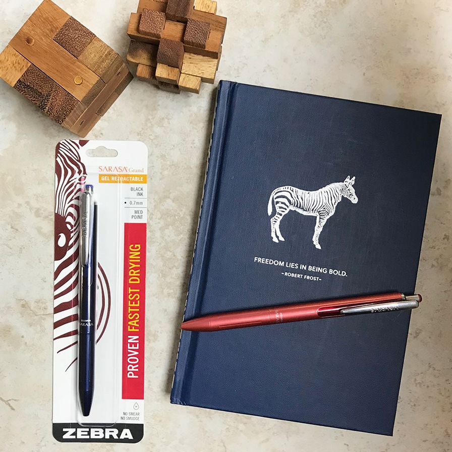 Sarasa Grand Retractable 0.7mm Pink Barrel/Black Ink 1pk