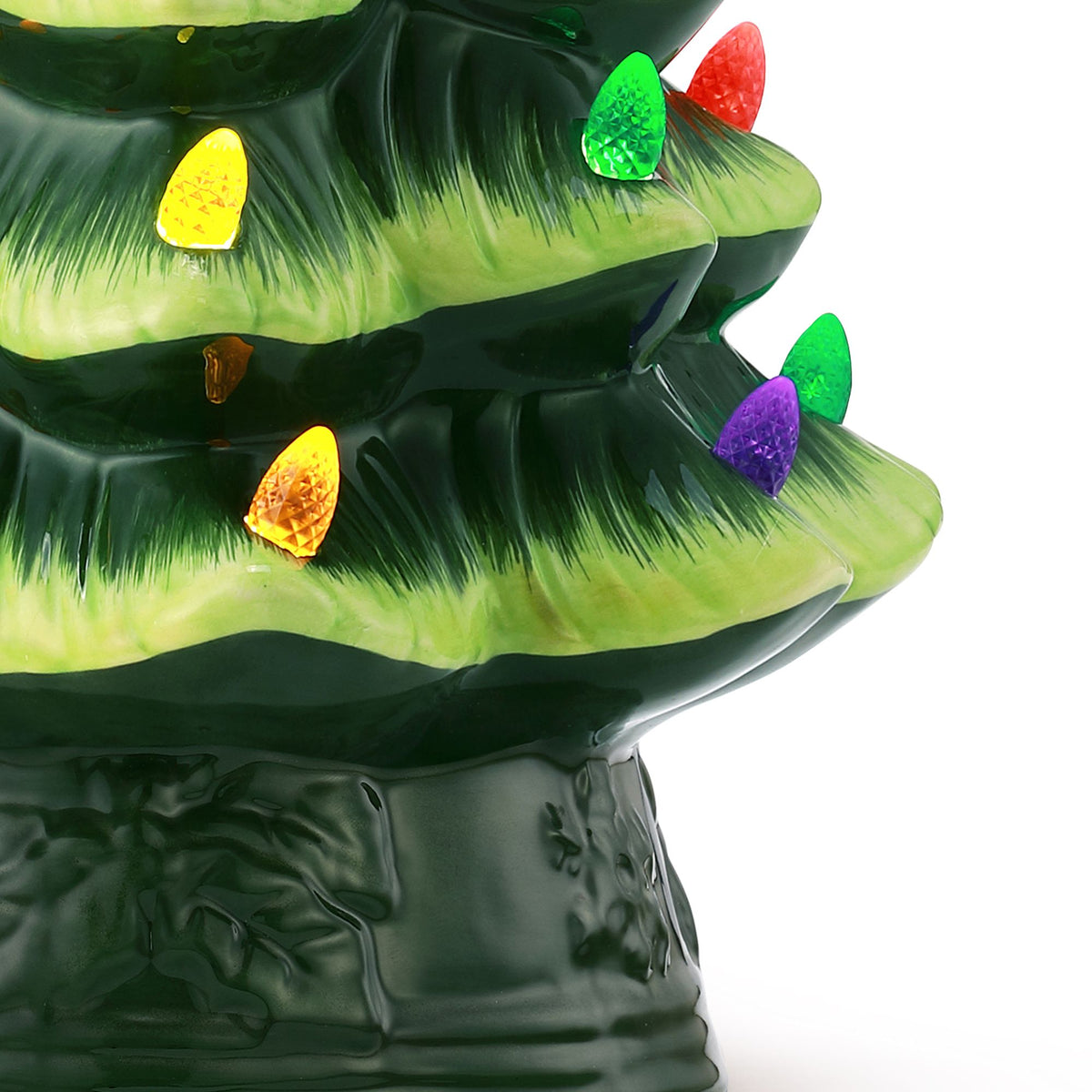 Nostalgic Ceramic Christmas Tree Light 12"