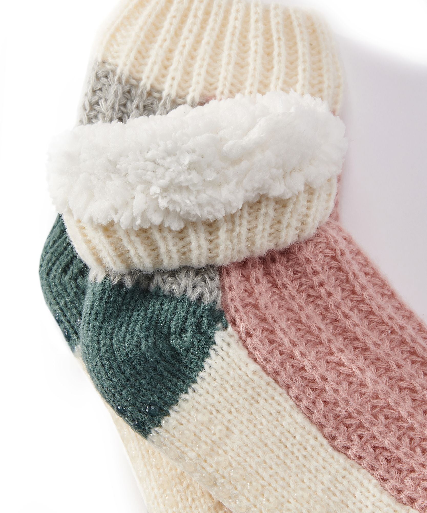 Color Block Reading Sock