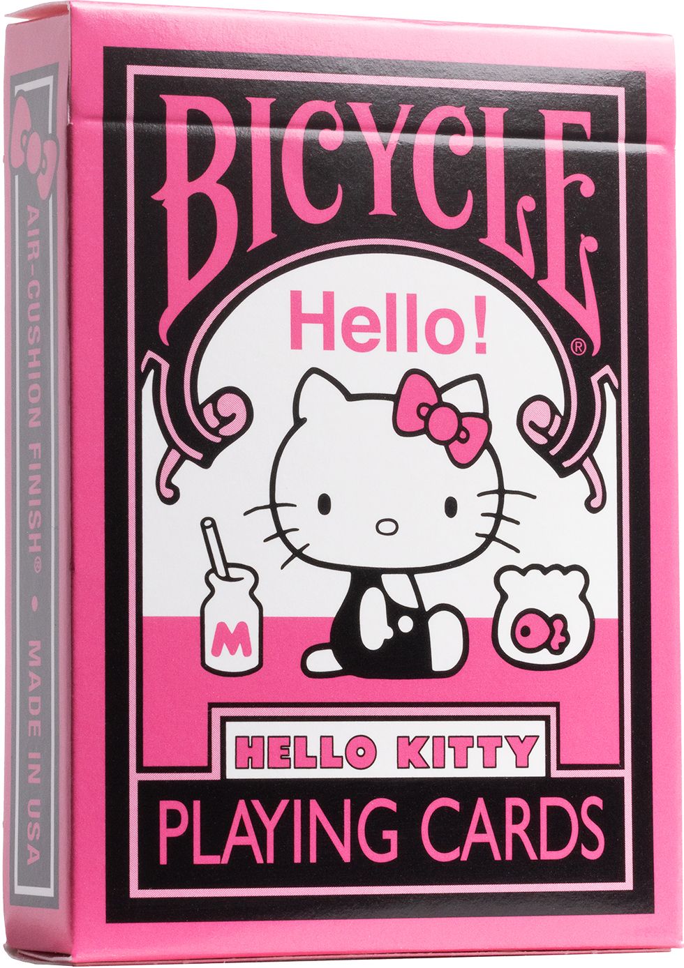 Bicycle Hello Kitty Black and Pink Playing Cards