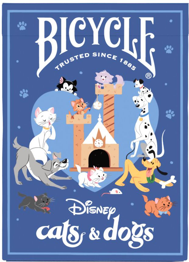 Bicycle Disney Cats and Dogs Playing Cards