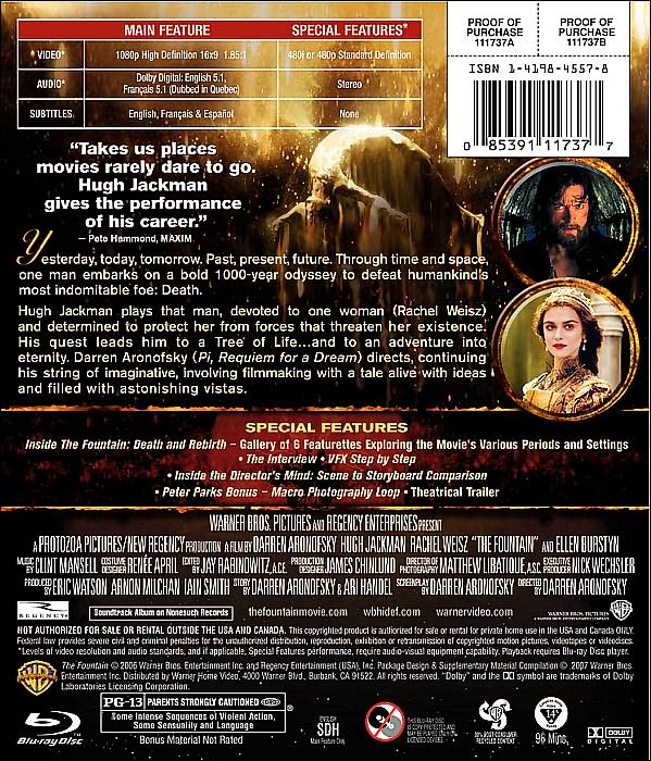 The Fountain [Blu-ray]