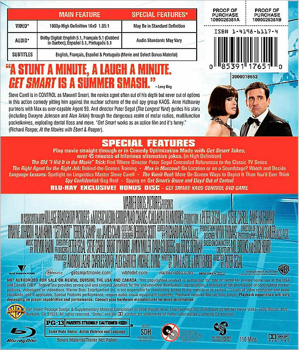 Get Smart [Blu-ray] [Special Edition] [3 Discs] [With Game]