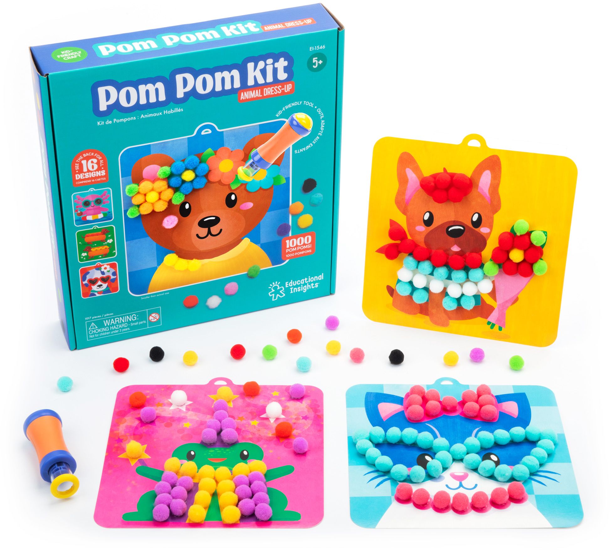 Pom Pom Kit: Animal Dress Up